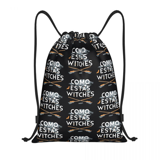 Como Estas Witches Drawstring Bags 500600115